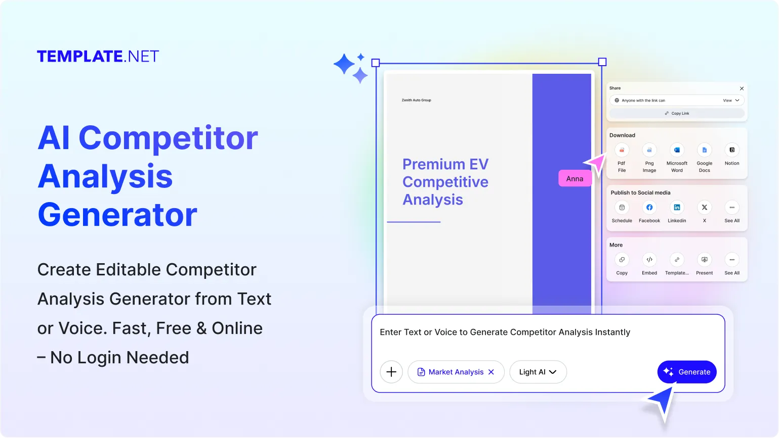 Free AI Competitor Analysis Generator, Competitor Analysis Maker Online